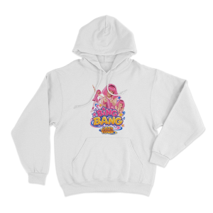 Bing Bang Stephanie Unisex Hoodie White