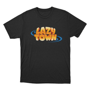 Lazy Town Logo Unisex T Shirt Black