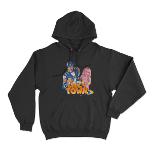 Lazy Town Sportacus And Stephanie Unisex Hoodie Black