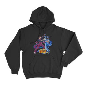 Robbie And Sportacus Unisex Hoodie Black