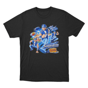 Sportacus Go Move Be Fit Unisex T Shirt Black